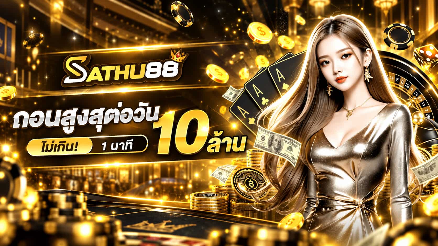 SATHU88 สาธุรับโชคกับสล็อตแตกง่าย เว็บตรงระบบดี ถอนง่าย เงินไว
